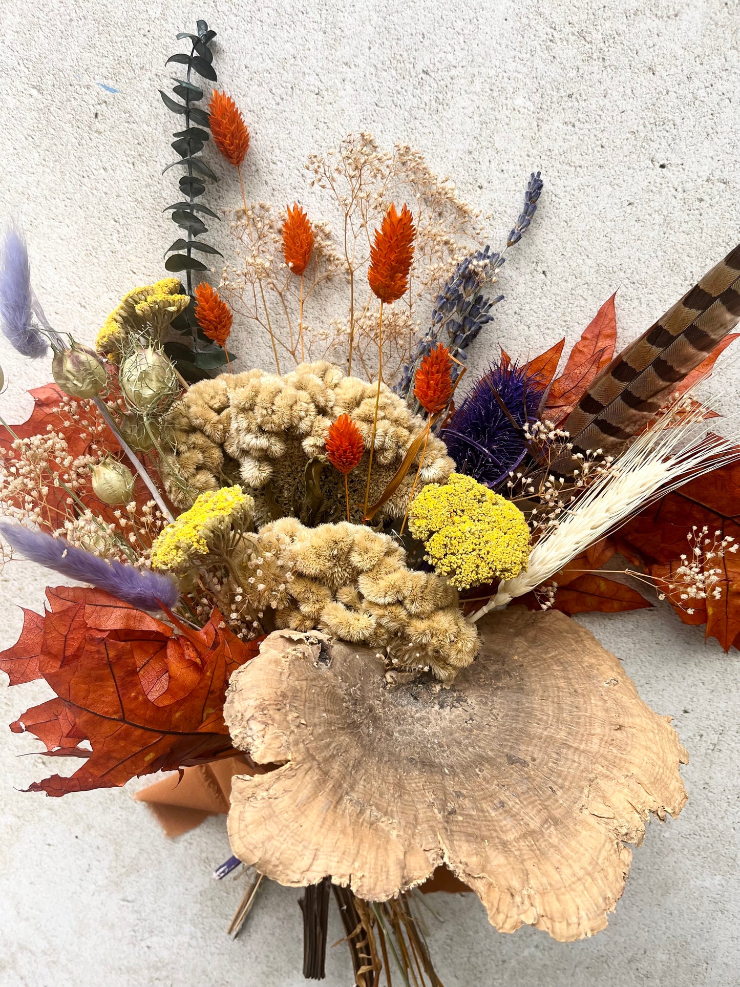 Seasonal Dried Bouquet: Autumnal Hues
