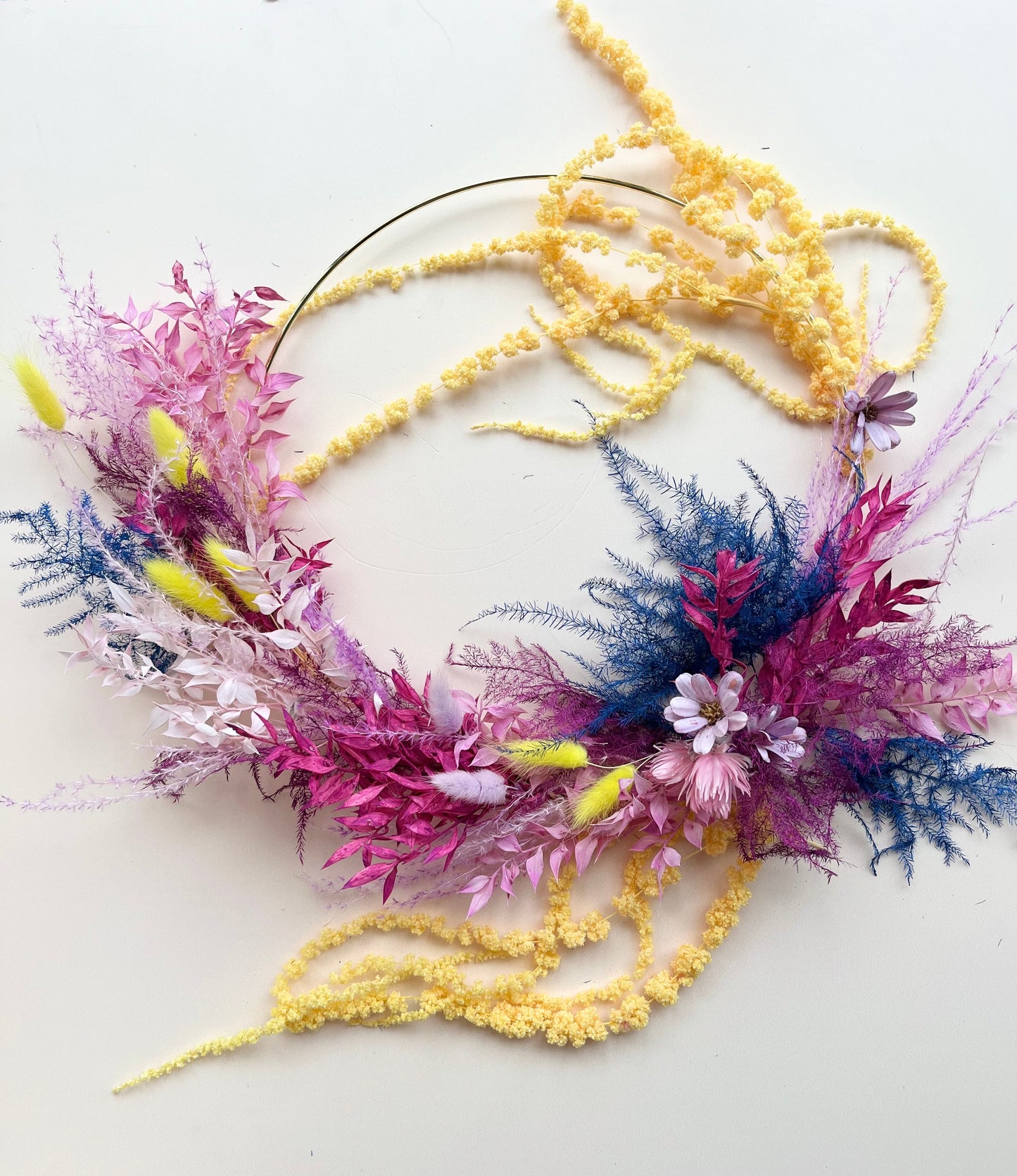 Custom Gold Hoop Wreath for RT
