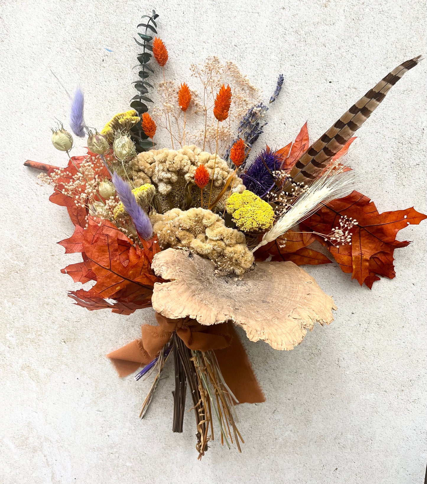 Seasonal Dried Bouquet: Autumnal Hues