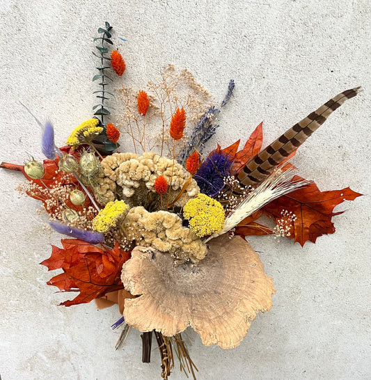 Seasonal Dried Bouquet: Autumnal Hues